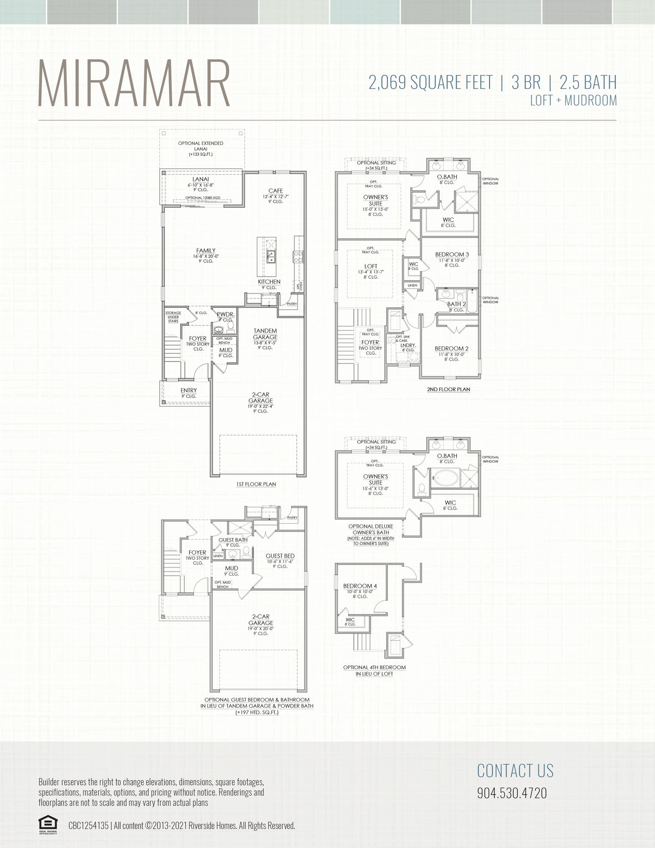 Miramar Floor Plan Settler's Landing